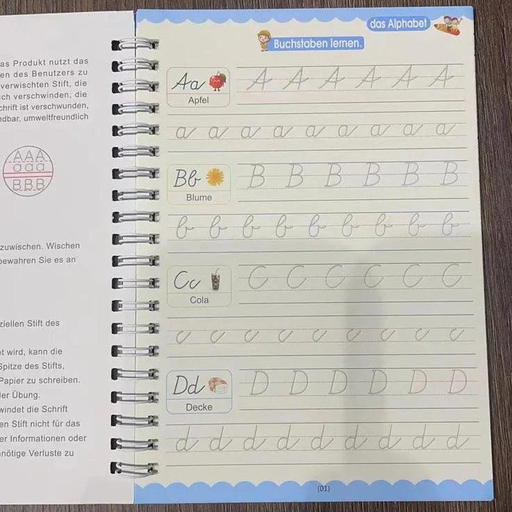 4 Cadernos Mágicos de Caligrafia