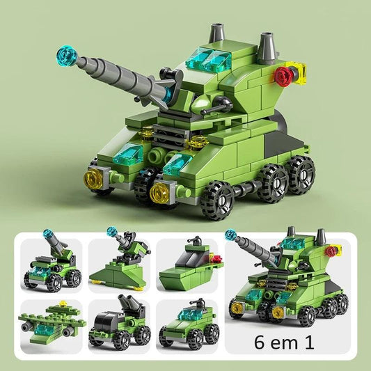 Tanque de Guerra 6 em 1 Compatível Lego - Minha loja