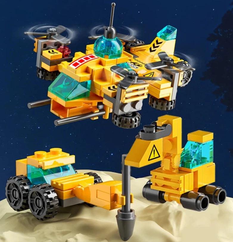 Helicóptero de Exploração Lunar 6 em 1 Compatível Lego - Minha loja