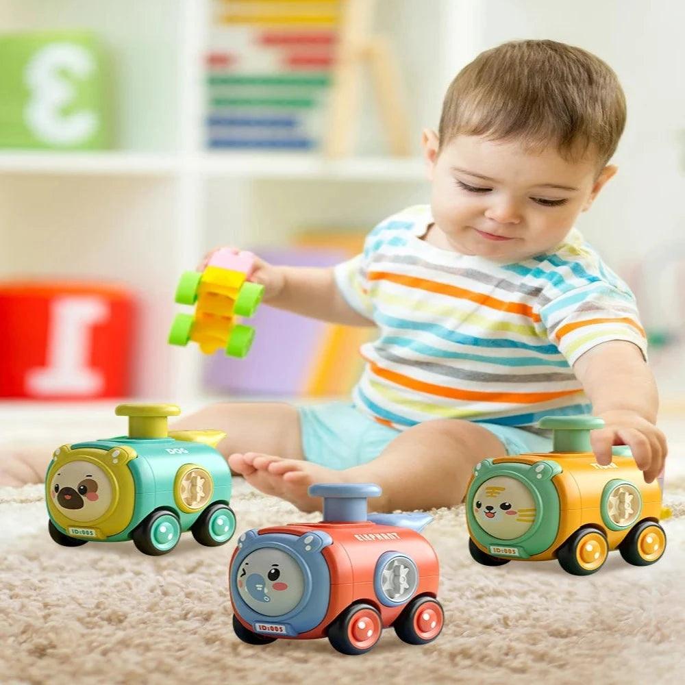 Trem com Apito Interativo Montessori - Minha loja