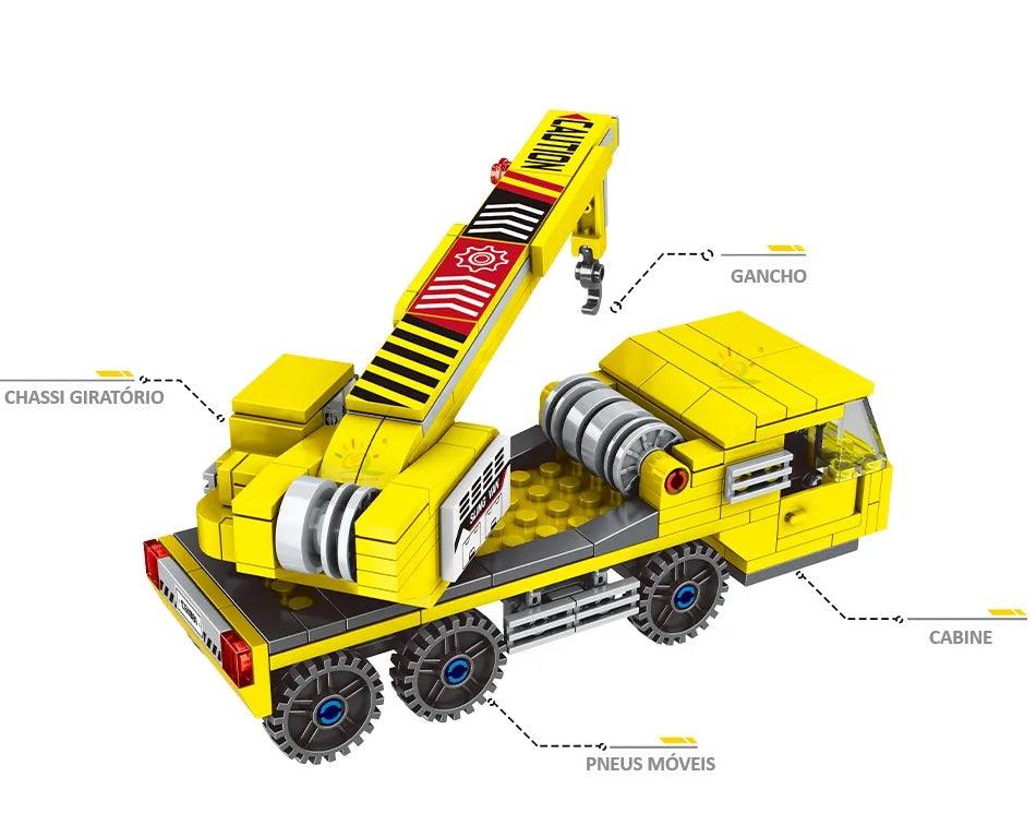 Guindaste Pesado 6x6 - compatível Lego - Minha loja